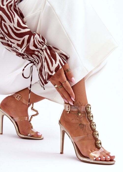 Heel sandals model 183496