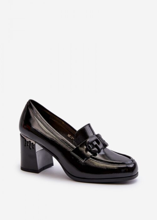 Heeled low shoes model 195396