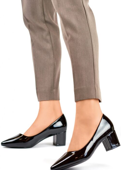 Block heel pumps model 193760