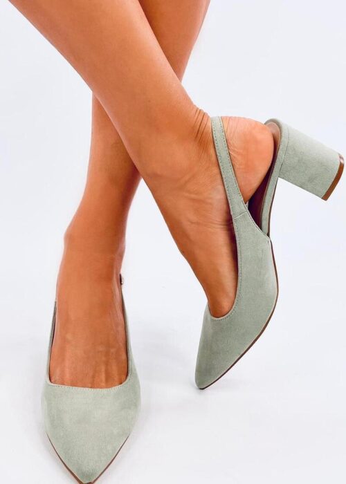 Block heel pumps model 196069