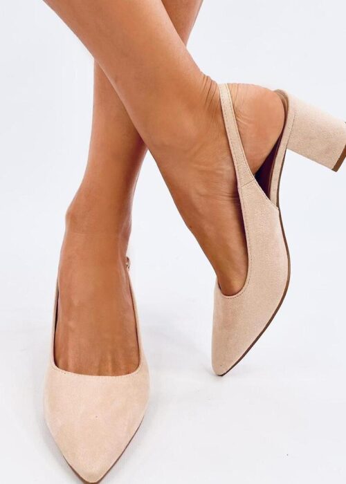 Block heel pumps model 196067