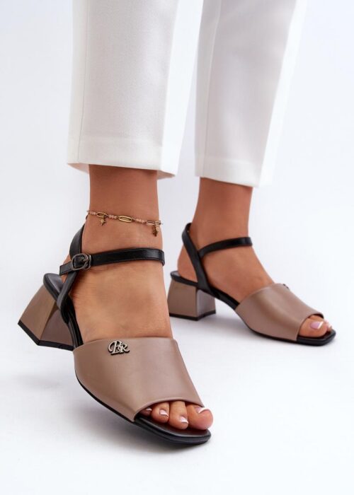 Heel sandals model 196234