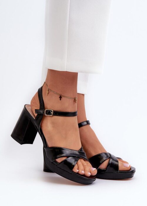 Heel sandals model 196979