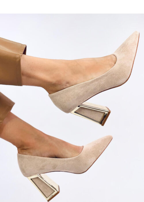 Block heel pumps model 200659