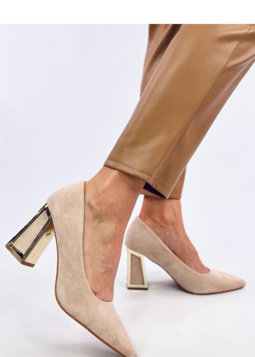 Block heel pumps model 200659