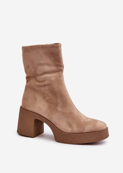 Heel boots model 201690