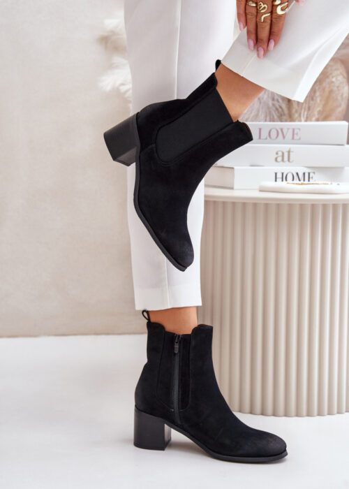 Heel boots model 201695