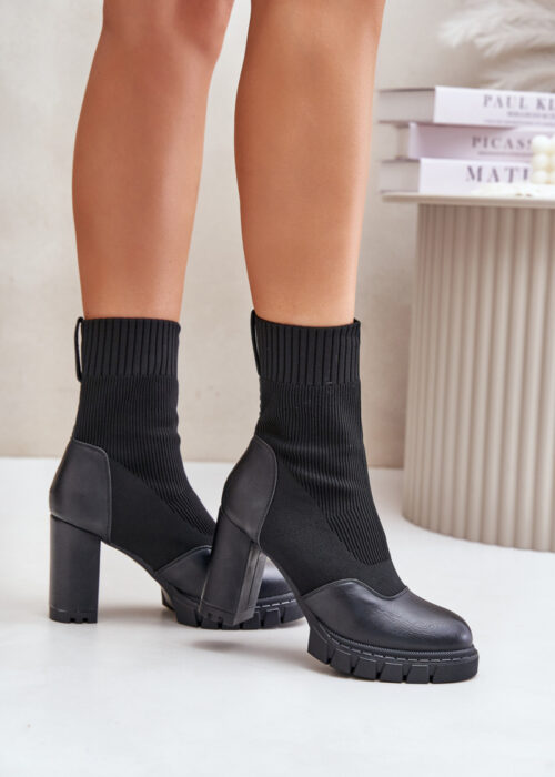 Heel boots model 202155