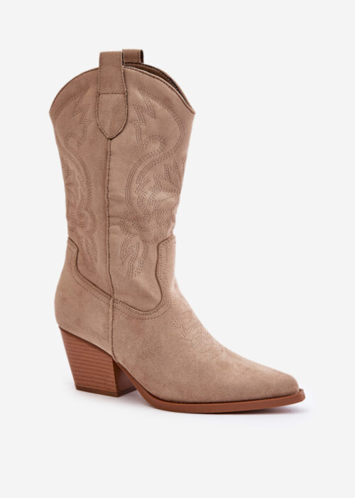 Heel boots model 202173