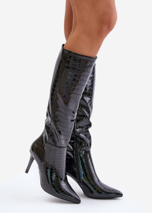 Heel boots model 202608