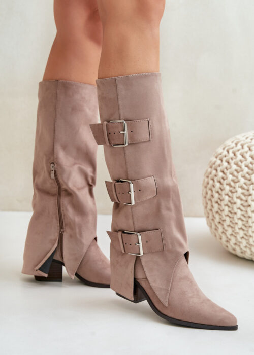 Heel boots model 203505