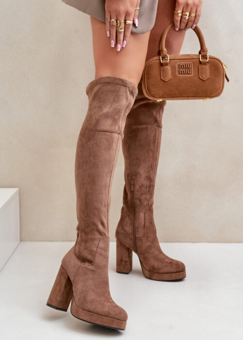 Heel boots model 203507