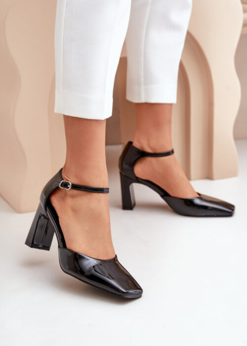 Block heel pumps model 203594