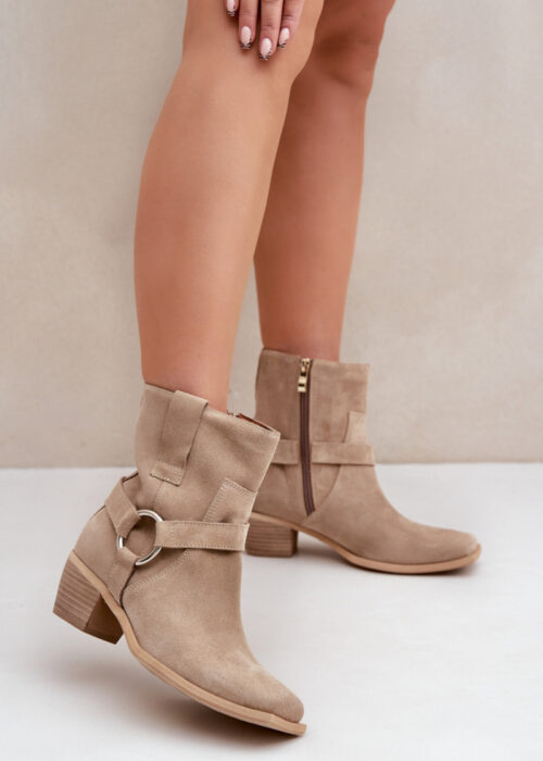 Heel boots model 203873