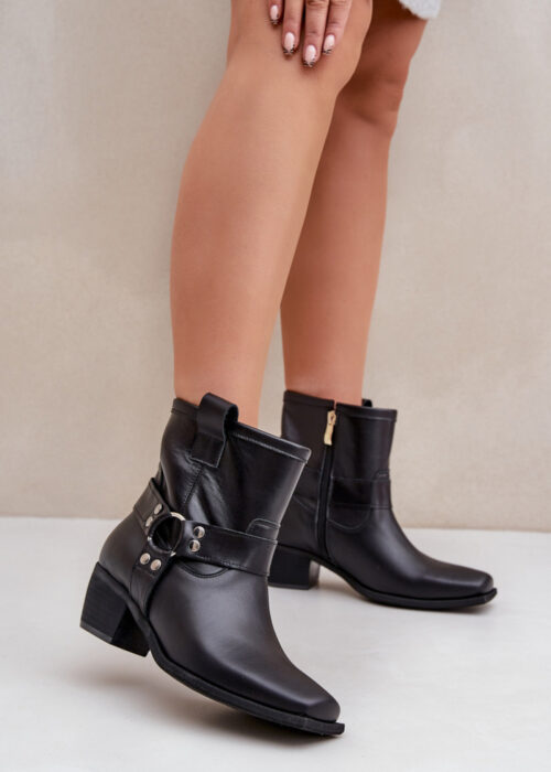 Heel boots model 203874