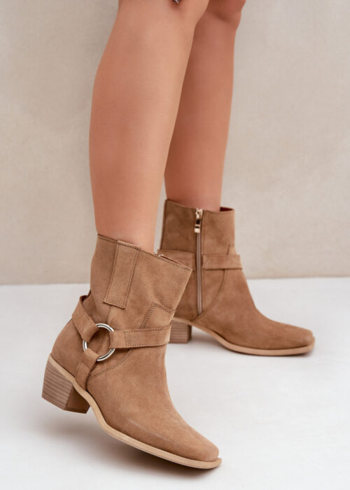 Heel boots model 203875