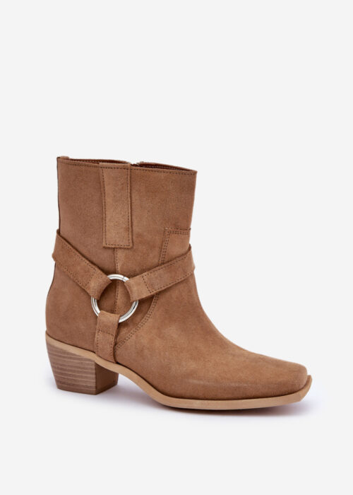 Heel boots model 203875