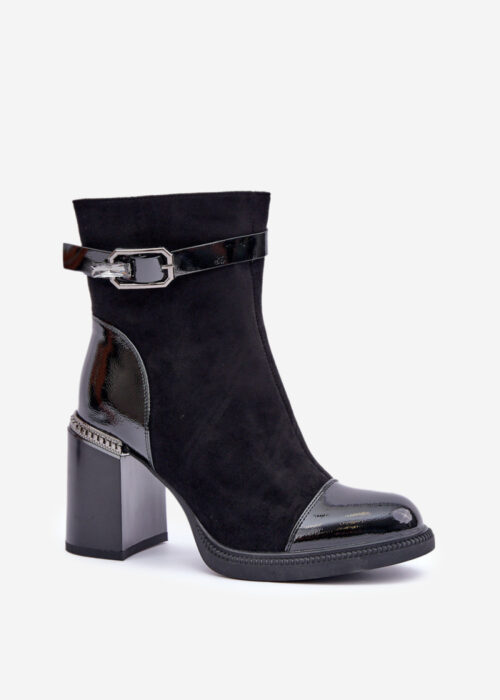 Heel boots model 203876