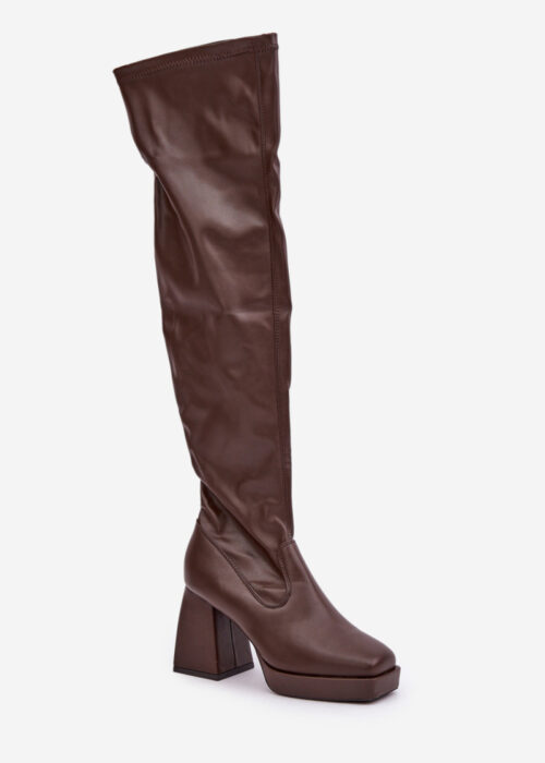 Heel boots model 204666