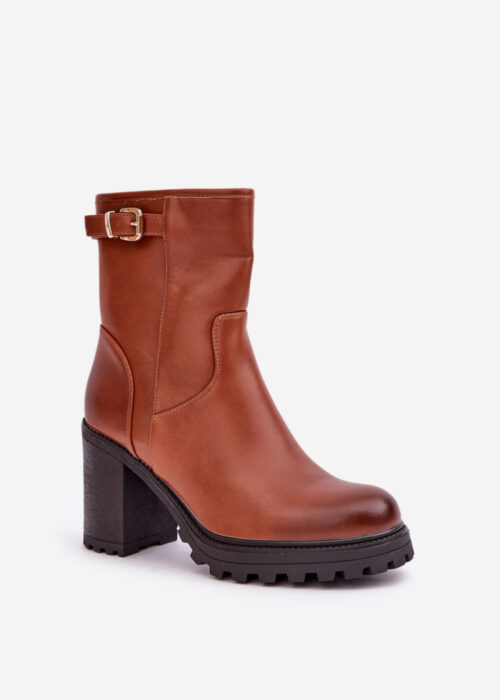 Heel boots model 204673