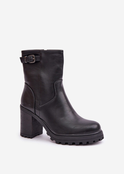 Heel boots model 204674