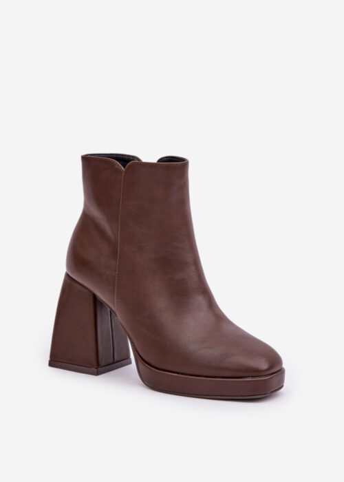 Heel boots model 204675