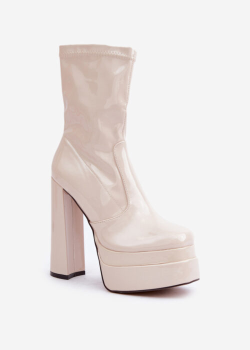 Heel boots model 204681