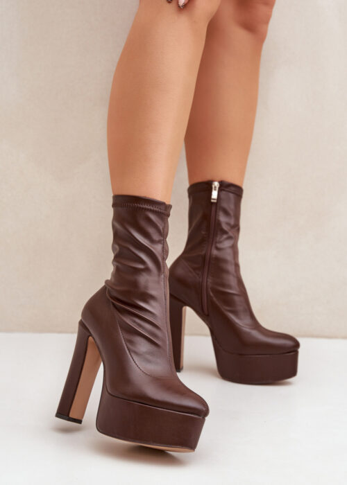 Heel boots model 204696