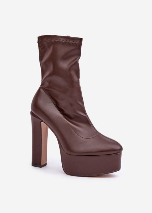 Heel boots model 204696