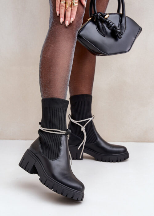 Heel boots model 204709