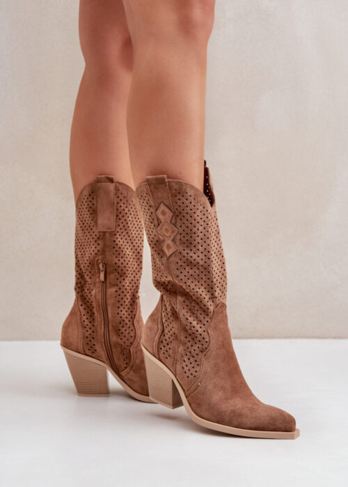 Heel boots model 204749