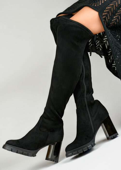 Heel boots model 186438